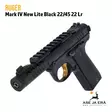 Ruger Mark IV 22/45 New Lite Black pienoispistooli - Pienoispistoolit - 736676439560 - 8
