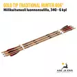 Gold Tip Traditional Hunter 006" hiilikuitunuoli luonnonsulilla, 340 - 6 kpl - nuolet etuviistosta - Hiilikuitunuolet - 791331880460 - 3