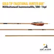 Gold Tip Traditional Hunter 006" hiilikuitunuoli luonnonsulilla, 500 - 1 kpl - nuolen osat - Hiilikuitunuolet - 791331880460 - 16