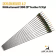 Skylon Novice 4.2 1300 28" feather 12 - Viuhka nuolia - Hiilikuitunuolet - XPDFSKP1300 - 1