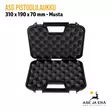 ASG Pistoolilaukku 310 x 190 x 70 mm Musta - Avoi tyhjä laukku - Pistoolilaukut - 5707843059800 - 4