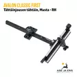 Avalon Classic First Recurve tähtäin RH Musta - oikealta edestä alaviistosta - Vastakaari- ja tähtäinjousen tähtäimet - 6017416215250 - 5