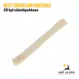 Best Friend Ami fanitikku 20 kpl säästöpakkaus, 1 kpl luu - Koiran herkut ja puruluut - 6419698180200 - 3