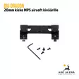 Big Dragon 20mm kisko MP5 airsoft kivääreihin - Tukit, kiskot, kahvat ja bipodit - BD0880 - 4
