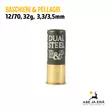 B&P Dual Steel 12/70 32g Haulikonpatruuna - Lyijyttömät patruunat - 8057502100860 - 3
