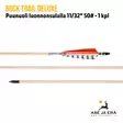 Buck Trail Deluxe puunuoli 11/32" 50# - 1 kpl - yleiskuva nuolen osista - Puunuolet - ZPVB202L50 - 1