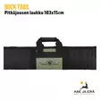 Buck Trail pitkäjousen laukku 183x15cm lähikuva varustetaskusta - Tähtäin- ja perinnejousen laukut - 6426000639660 - 2