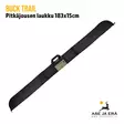 Buck Trail pitkäjousen laukku 183x15cm sivusta - Tähtäin- ja perinnejousen laukut - 6426000639660 - 4