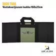 Buck Trail vastakaarijousen laukku 160x23cm lähikuva varustetaskusta - Tähtäin- ja perinnejousen laukut - 6426011341330 - 2
