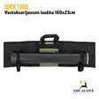 Buck Trail vastakaarijousen laukku 160x23cm nuolikotelo kiinnitettynä - Tähtäin- ja perinnejousen laukut - 6426011341330 - 6
