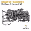 Conibear 120-2 minkkirauta stainnless steel hetitappava 12 k - Yleiskuva - Hetitappavat raudat - 0710 - 1