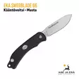 EKA SwedBlade G6 taittopuukko musta kydex tuppi - nylkyterä näkyvissä, oikealta - Taittoveitset - 7391537715080 - 3