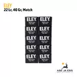Eley Match .22lr 40 gr 500 kpl - 22 LR patruunat - 650911011000X500 - 1