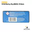 Federal Shorty kal.12 26g 6,1mm haulikonpatruuna - Buckshot, yli 4mm - 604544651430 - 13
