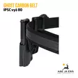 Ghost Carbon Belt IPSC vyö 80 pistoolikotelo kiinnitettynä - Vyöt, telakat ja moduulit - SGBLT80 - 7