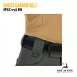 Ghost Carbon Belt IPSC vyö 80 lähikuva mallin lantiolta - Vyöt, telakat ja moduulit - SGBLT80 - 6