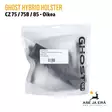 Ghost hybrid holster CZ 75 /75B / 85 oikea - Myyntipakkaus - IPSC kotelot - SGHD60 - 6