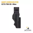 Ghost hybrid holster CZ 75 /75B / 85 oikea - Kotelo edestä - IPSC kotelot - SGHD60 - 3