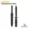 Glock FM 81 selviytymisveitsi sahaterällä, Musta - veitsi ja tuppi vierekkäin - Puukot - 513020 - 5