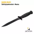 Glock FM 81 selviytymisveitsi sahaterällä, Musta - vasen sivu alaviistosta - Puukot - 513020 - 3