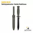 Glock FM 81 selviytymisveitsi sahaterällä, Battle Field Green - veitsi ja tuppi erillään - Puukot - 513020 - 15