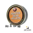 Hatsan Pointed Head Pellets 5,50 mm 0,91 g ilma-aseluoti 300 kpl - 5,5 mm luodit - 4400000017750 - 1