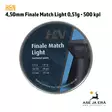 H&N Finale Match Light 4,50 mm ilmakiväärin luoti 0,51 g - 4,5 mm ilmakivääriluodit - 4047058019260 - 2