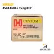 Hornady Custom 454 Casull 15,6g XTP - Revolverin patruunat - 090255391480 - 4