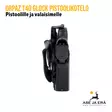 IDS ORPAZ Glock pistoolikotelo pistoolille ja valaisimelle - Muut kotelot - ORPAZT40 - 9