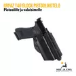 IDS ORPAZ Glock pistoolikotelo pistoolille ja valaisimelle - Muut kotelot - ORPAZT40 - 2