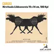 Canaxa Ilmahirvitaulu kaksipäinen Moving range 19x14cm 100 kpl - Yleiskuva - Ampumataulut - 6417664051370 - 6