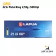 Lapua Pistol King 22LR 2,59g 500 kpl - 22 LR patruunat - 4023045422640 - 1