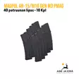 Magpul AR-15/M16 GEN M3 PMAG 40 ptr10kp - Toiminnallisten aseiden lippaat - 87375000969810 - 1