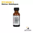 Minkkihajuste Pete Rickard`s 28ml - takaa EAN näkyvissä - Petoeläimille - 051537002180 - 5