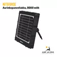 Niteforce Aurinkopaneeliakku 8000 mAh - pystyssä inte - Tarvikkeet riistakameroihin - 6430061581370 - 5
