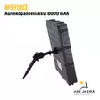 Niteforce Aurinkopaneeliakku 8000 mAh - oikealta, pystyssä tuettuna - Tarvikkeet riistakameroihin - 6430061581370 - 7