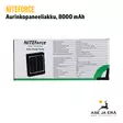 Niteforce Aurinkopaneeliakku 8000 mAh - myyntipakkaus sivu - Tarvikkeet riistakameroihin - 6430061581370 - 13