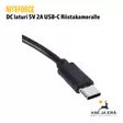 NITEforce DC laturi 5V 2A USB-C valvontakamerakäyttöön - Tarvikkeet riistakameroihin - 6430061582230 - 3