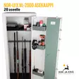 Nor-Lyx NL-2000 asekaappi - Asekaappi 20 ja yli aseelle - 293220 - 4