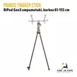 Primos Trigger Stick Bipod Gen3 ampumatuki, korkea 61-155 cm - Yksityiskohta lisävaruste asetuki - Tripod- ja Bipod-ampumatuet - 010135000370 - 13