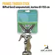 Primos Trigger Stick Bipod Gen3 ampumatuki, korkea 61-155 cm - Myyntipakkaus EAn näkyvissä - Tripod- ja Bipod-ampumatuet - 010135000370 - 17