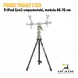 Primos Trigger Stick TriPod Gen3 ampumatuki, matala 46-76 cm - Yksityiskohta livävarusta asetuki - Tripod- ja Bipod-ampumatuet - 010135658120 - 11