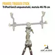 Primos Trigger Stick TriPod Gen3 ampumatuki, matala 46-76 cm - Yksityiskohta lisävaruste asetuki lähikuvassa - Tripod- ja Bipod-ampumatuet - 010135658120 - 12