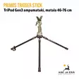Primos Trigger Stick TriPod Gen3 ampumatuki, matala 46-76 cm - Säädetty matalammaksi - Tripod- ja Bipod-ampumatuet - 010135658120 - 6