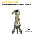 Primos Trigger Stick TriPod Gen3 ampumatuki, matala 46-76 cm - Yksityiskohta kahva - Tripod- ja Bipod-ampumatuet - 010135658120 - 13