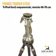 Primos Trigger Stick TriPod Gen3 ampumatuki, matala 46-76 cm - Yksityiskohta kamerakiinnike - Tripod- ja Bipod-ampumatuet - 010135658120 - 10