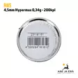 RWS Hypermax 4,50 mm ilma-aseluoti 0,34g - 4,5 mm ilmakivääriluodit - 4000294181610 - 6