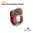Salon Aviator Hat Lumberjack, 63 - Metsästyshatut - 6419647052640 - 1