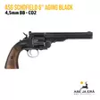 Schofield 6" 4,5 mm CO2 Pellet ilma-ase revolveri, Aging BK - oikea sivu - Ilma-aseluoti ilmapistoolit - 5707843073370 - 5