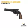 Schofield 6" 4,5 mm CO2 Pellet ilma-ase revolveri, Aging BK - vasemmalta etuviistosta - Ilma-aseluoti ilmapistoolit - 5707843073370 - 2